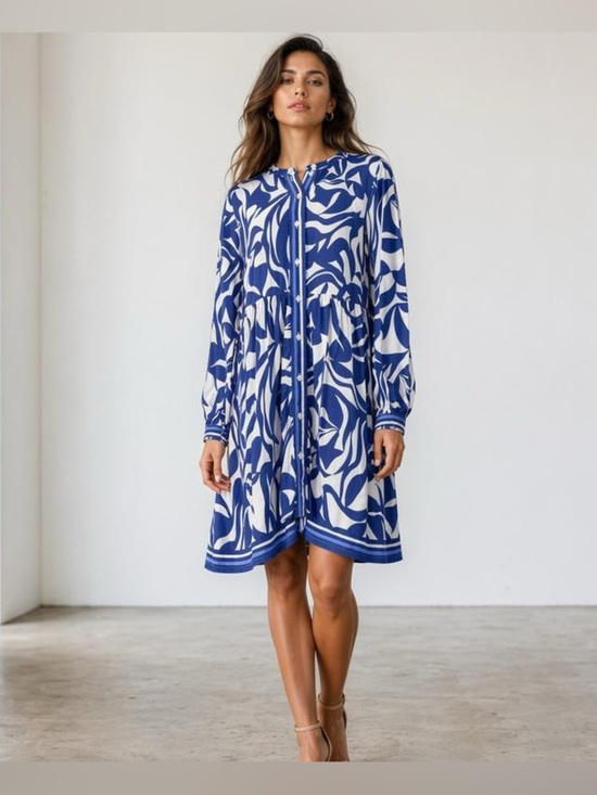 LOFT Dresses & Skirts - LOFT Blue and White Floral Dress